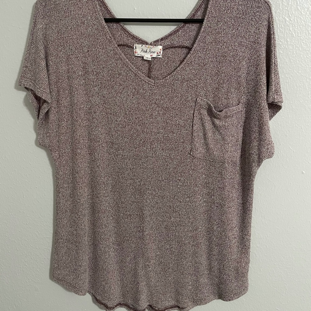 Pink Rose Top Women’s Size Medium